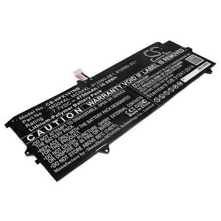 Batteri till Notebook, Bärbar dator för HP Elite x2 1012 G1-Y0F40UP m.fl.