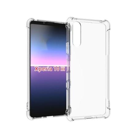 Xperia 10 Iv Stötdämpande Silikon Skal Shockr Transparent