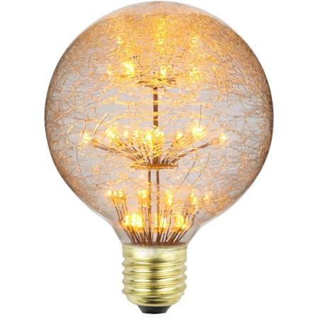 Fireword Moon RGB LED-lampe E27 varm hvid 3W 220 / 240V