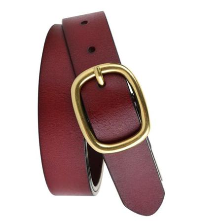 Dambälte Avtagbar Rem Läder Fast Kvinnlig Bälte Elegant