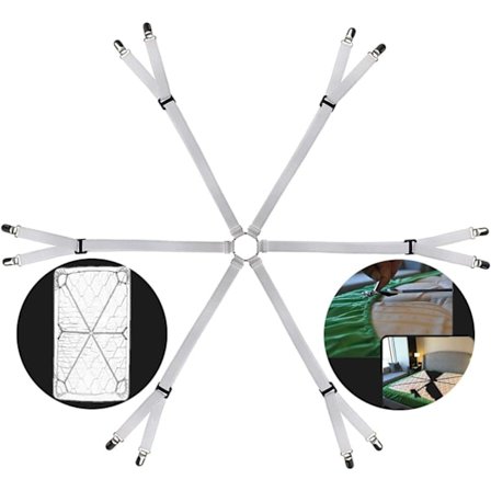 Arkin kiinnittimet - Säädettävät joustavat vuodesohvan pidikkeet