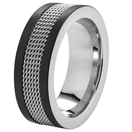 Ring - ZIPPO - Size 65 - Stainless Steel - Multicolored - Silver