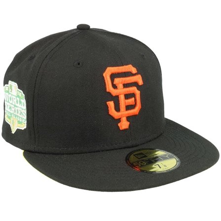 New Era - MLB Schwarz Fitted Cap - San Francisco Giants 59FIFTY Citruspop Black Fitted @ Hatstore