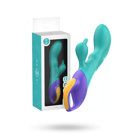 Fred Rabbit Vibrator Blue - Vuxen.se - Vibrator