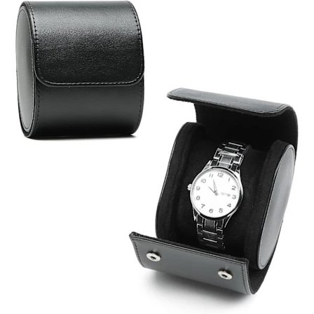 Ur-rulle til 1/2/3 ure, vintage ur-rulle til mænd, ur-displaykasse, bærbar ur-opbevaringsboks i læder til T