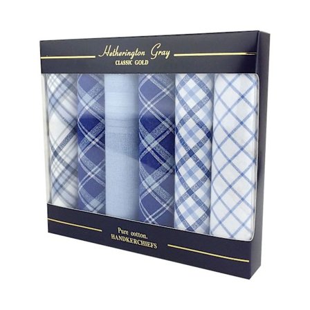 Herre 100% Bomuld Ensfarvede Hvide Lommetørklæder med Satinkant 7-pak