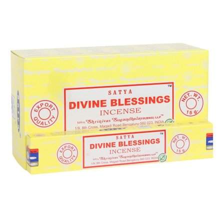 Satya Divine Blessings Rökelsepinnar (Förpackning om 120) En Storlek Ye