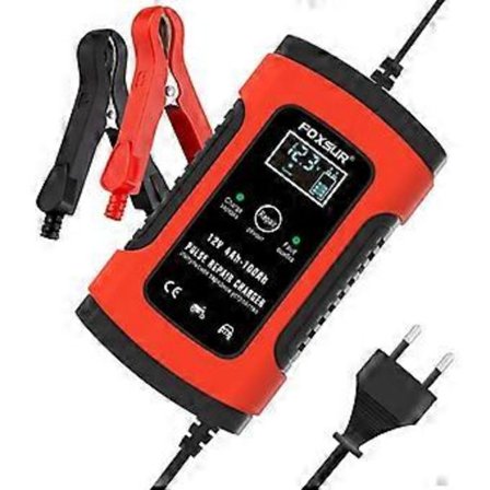 Laddare, booster och startkablar 12V 5000mA Fullautomatisk batteriladdare/underhållsladdare för bilar, motorcyklar, ATV, husbilar, Powersports,