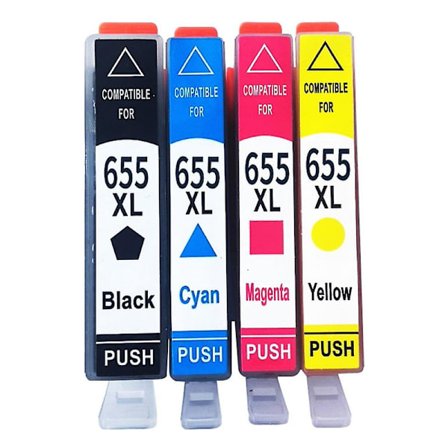 655 655xl Full Ink Cartridge Med Chip För Hp655 Deskjet 3525 5525 4615 4625 DB
