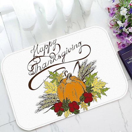 Thanksgiving Day Höstskörd Pumpa Dörrmatta Inomhus/utomhus/badrumsmattor 40x60 cm