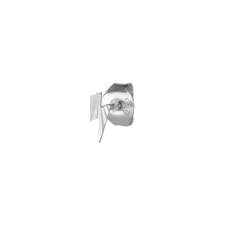 Jane Kønig Reflection Lightning Stud, sterling silver - Single Earring , Grijs , Dames , Maat: ONE Size