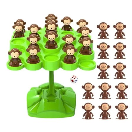 Creative Balancing Tree Toy Digital Monkey Balance Scale Pedagogiskt nummer Brädspel Barn lärande leksaker Montessori Math Toy