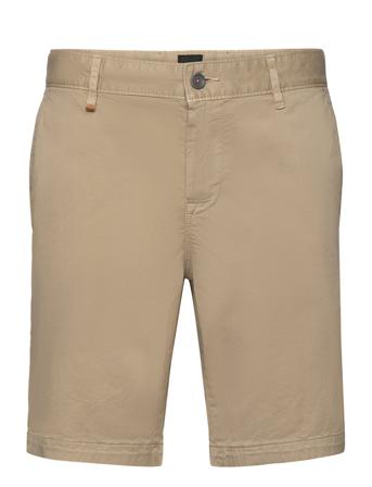 Schino-Slim-Short St Shorts Chinos Shorts Beige BOSS*Betinget Tilbud