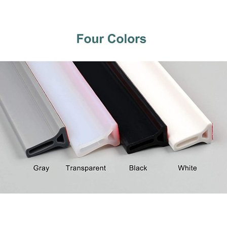 Badkar Barriär Dusch Tröskel Badrum Handfat Skärm Barriär Dusch Golvtätning Silikon