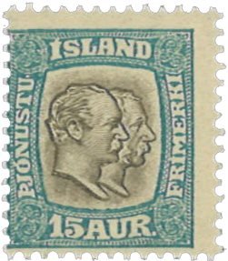 Island 1907 - Tjenestemærke AFA 28 - Postfrisk