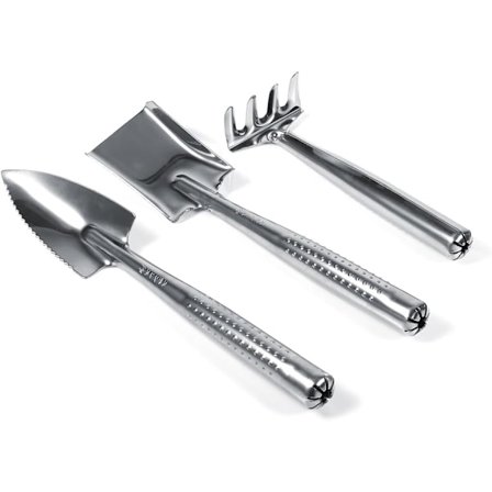 Pieni minipuutarhasarja, ruukkukasvityökalut, pieni lapio, harava, puutarhatyö, lasten lelulahjat (ruostumaton teräs)