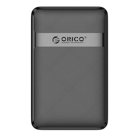 Orico 2577 HDD/SSD 2,5" harddiskkapsling, 5 Gbps, USB-A til USB Micro-B (svart)