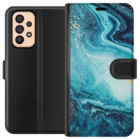 Yhteensopiva Lompakkokotelo Samsung Galaxy A53 5G Marmori