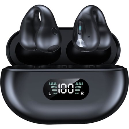 Öppna Öron Benledning Hörlurar Öppna Öron Hörlurar Trådlösa Bluetooth Benledning Hörlurar Gym Sport Löpning Träning Öronproppar