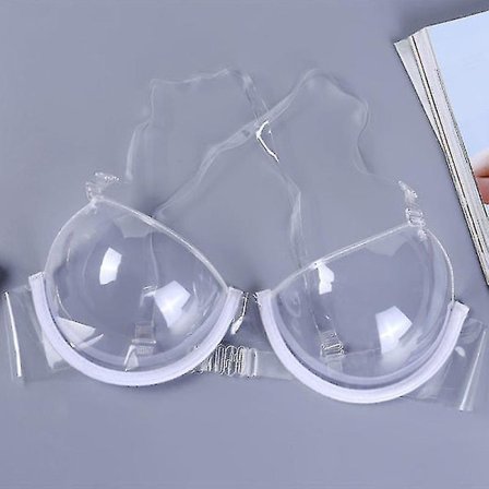 Sexy Women 3/4 Cup Transparent Clear Push Up Bra Ultra-thin Strap Invisible Bras Underwear