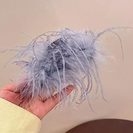 Fjer Hår Klo Hårklemmer Hårnåle Nytår Fest Bryllup Hovedbeklædning Hår Tilbehør