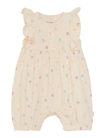 Minymo Suit Ss Aop - White - 86