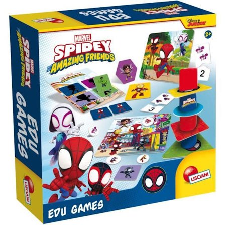 Samling av 10 pedagogiska spel för de minsta - Spidey - Edu Games - LISCIANI