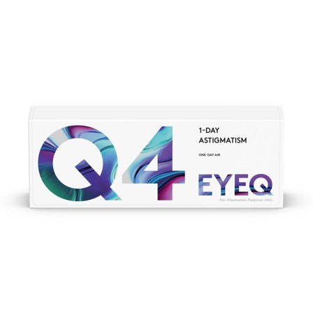 EyeQ One-Day Air For Astigmatism Q4 - 30/laatikko - Piilolinssit - EyeQ
