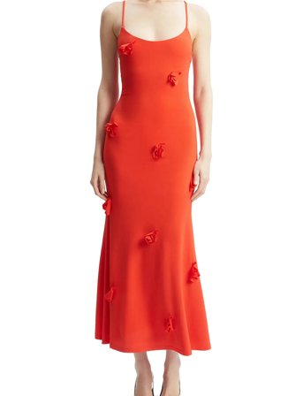 Bardot Lanae Maxi Dress - Red - 34