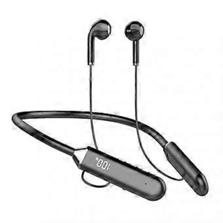 Wireless Neckband Bluetooth-compatible 5.2 Headphones Magnetic LED Display HIFI Headset