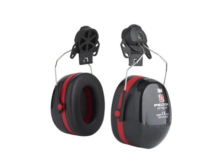 PELTOR Hörselkåpa Optime III hjälm - Lyreco - Skyddsutrustning - Hörselskydd - Hjälmkåpor