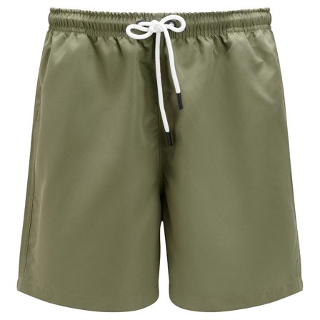 Calções de Praia Verdes-Líquen Profundo para homens - Calções de banho