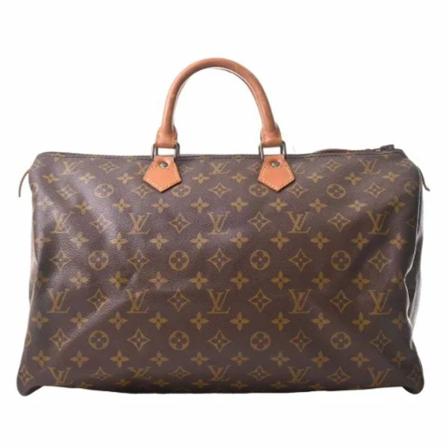 Louis Vuitton Vintage Pre-owned Polyester handbags Brun, unisex Vintage Tasker, Størrelse: ONE Size