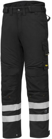 Snickers Workwear 6619 AllroundWork Vinterbukse svart/svart, lange, foret Svart/Svart, Klær