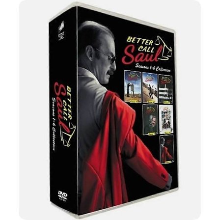 Better Call Saul: Koko Sarja kaudet 1-6 (DVD, 2023, 19-levyn sarja) englanninkielinen versio