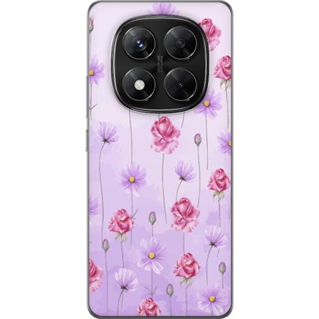 Kompatibel Mobilcover til Xiaomi Redmi Note 14 Pro Petal Reverie Lilac Mist