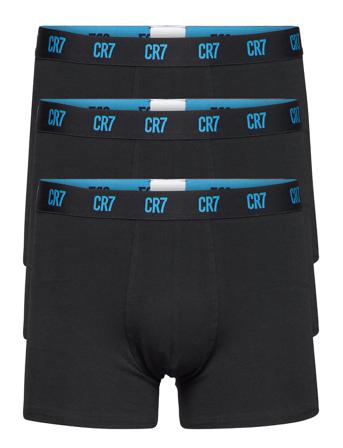 Cr7 Basic W Aop, Trunk, 3-Pack Black CR7