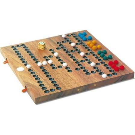 Brädspel - Malefitz - Träbarrikad - För barn från 8 år och uppåt - Tärningsspel