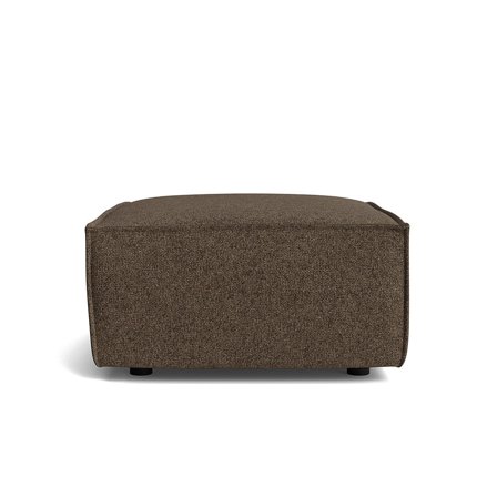 Lyon Pouf Hocker Modesto Braun, moderner und stilvoller Sitzkomfort für ein komfortables Ambiente, zeitloses Design, Maße 98x86cm groß.