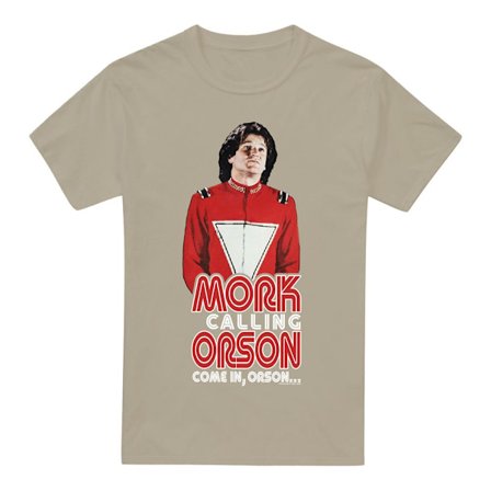 Mork And Mindy Herr Kom In Orson T-Shirt 3XL Sand