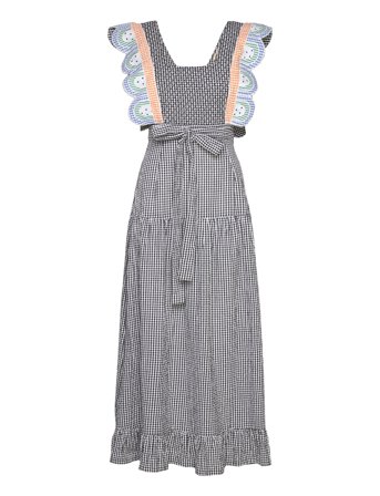 Stella Nova | Checked Wrap-Around Dress | 34