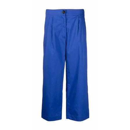 Woolrich, Blue Trousers Blauw, Dames, Maat:M