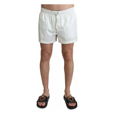 Dolce & Gabbana Shorts Swimwear Hvid, Herre Badeshorts