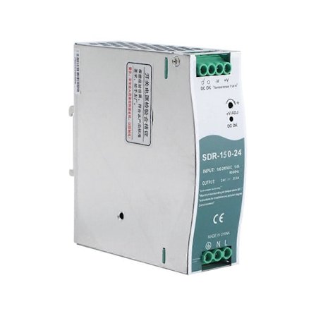SDR-150-24 Switching Strømforsyning 6.5A DIN-Skinne Switching