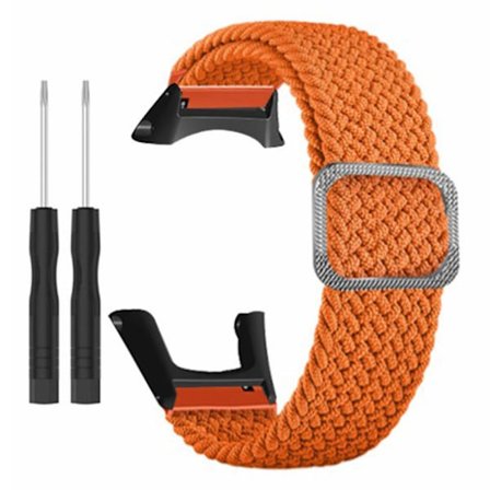 Suunto Ambit3 / Ambit2 / Ambit Flettet nylon urrem Justerbar håndledsrem - Orange