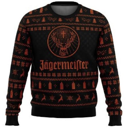 Jägermeister Jule Sweater Pullover Herre 3D Sweater Toppe-A