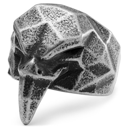 Mack Grey Eagle Ring for Men - Steel rings