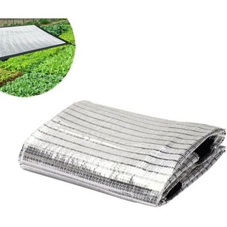 TS-Soleil Segel Solskydd Aluminiumduk Aluminiumskugga Aluminiumnät Skuggningsnät Markisduk för Trädgård Uteplats Blomma Växt UV-skydd