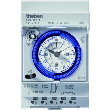 Theben SUL 181 D Koblingsur, Strømbrytere & vegguttak