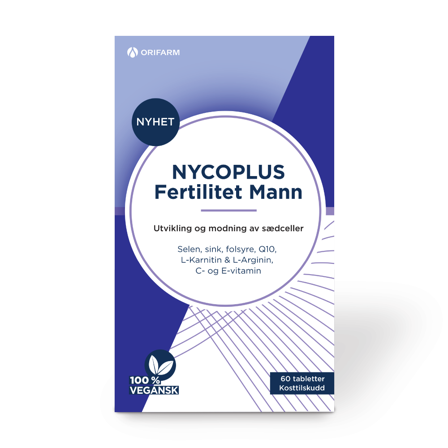 Nycoplus Fertilitet Mann, 60 stk.